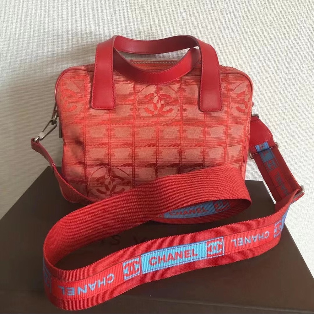 Chanel Travel Line Convertible 2WAY Sport Bag